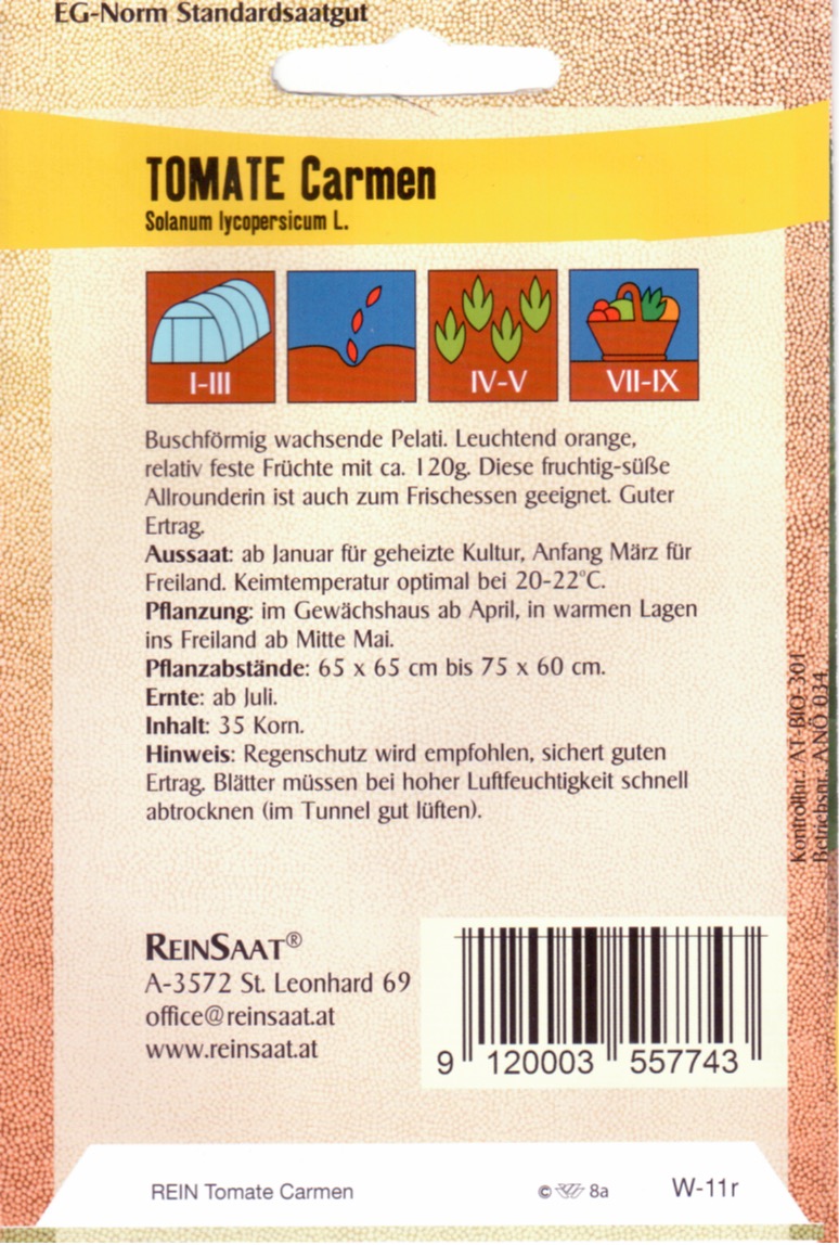 Tomatensaatgut Carmen -R-