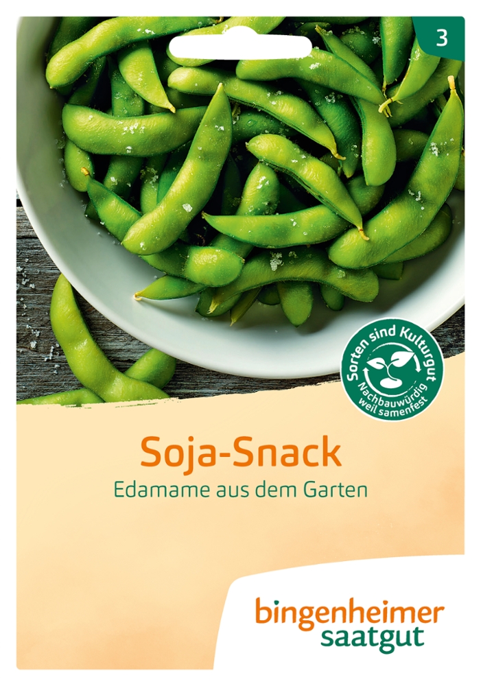 Saatgut Sojabohne Edamane "Soja Snack" -B-