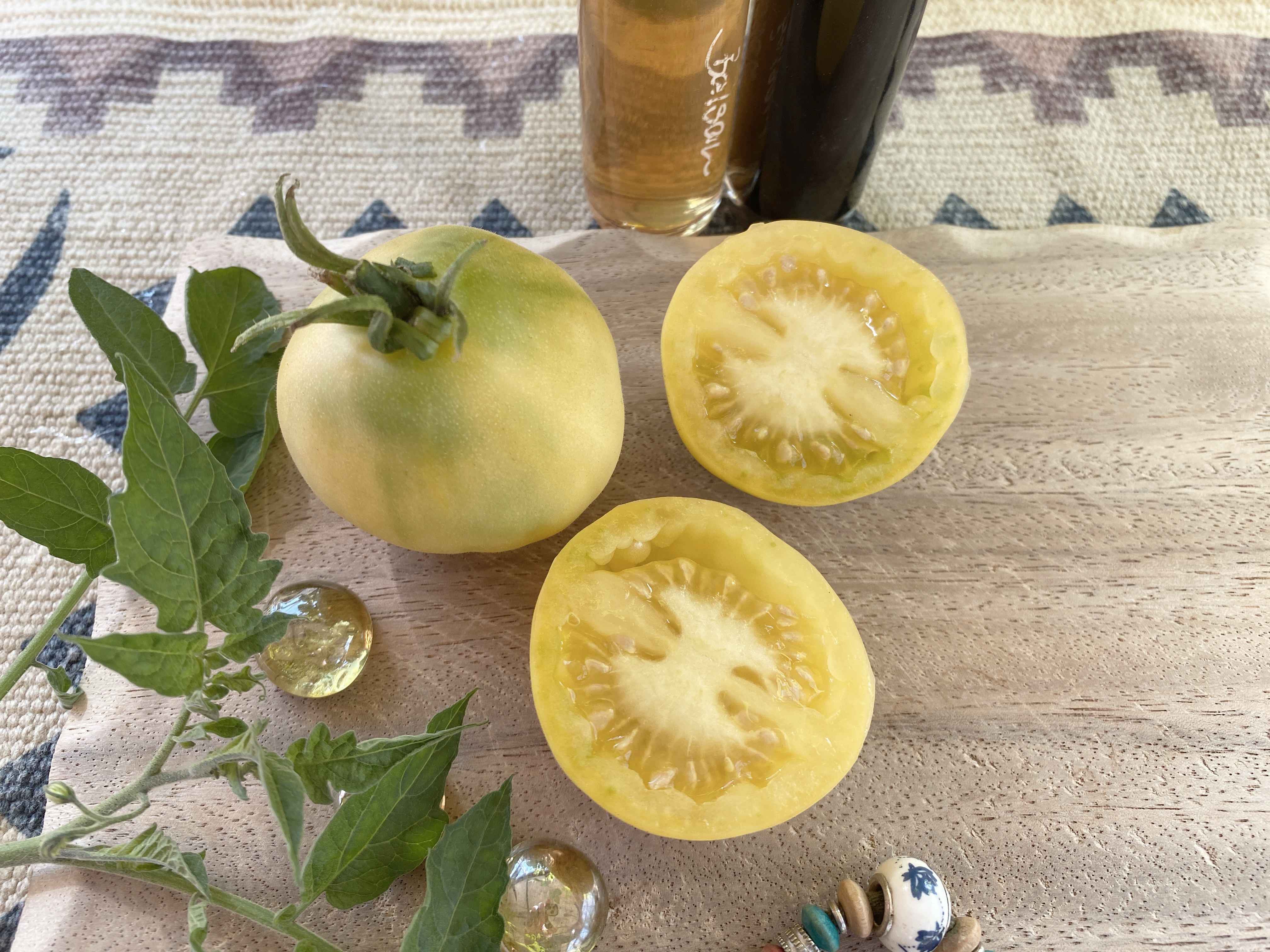 Tomatensaatgut Weißer Pfirsich