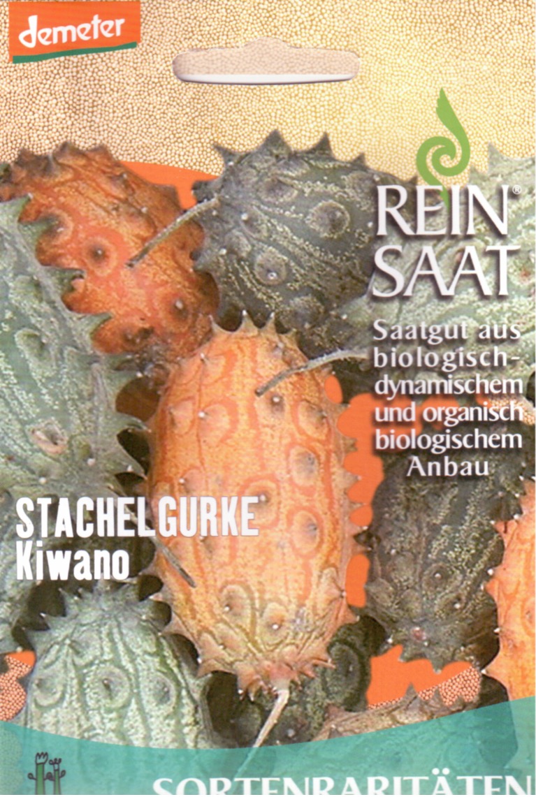 Saatgut Stachelgurke Kiwano -R-