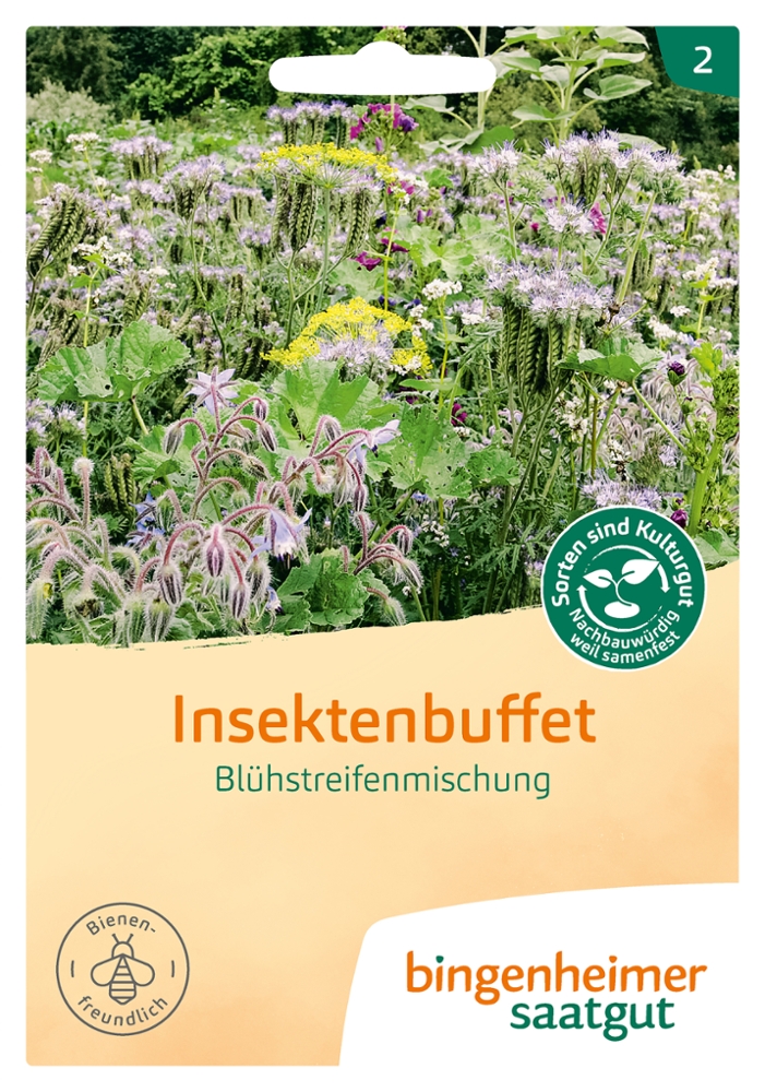 Saatgut Blühstreifen-Mischung Insektenbuffet -B-