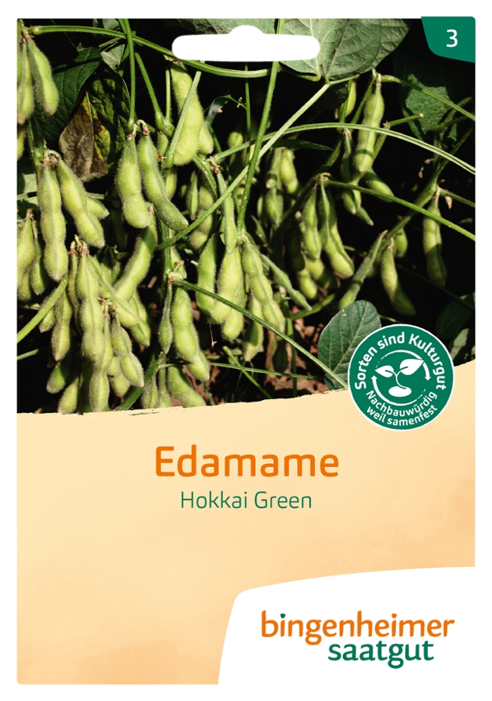 Saatgut Sojabohne Edamane "Hokkai Green" -B-