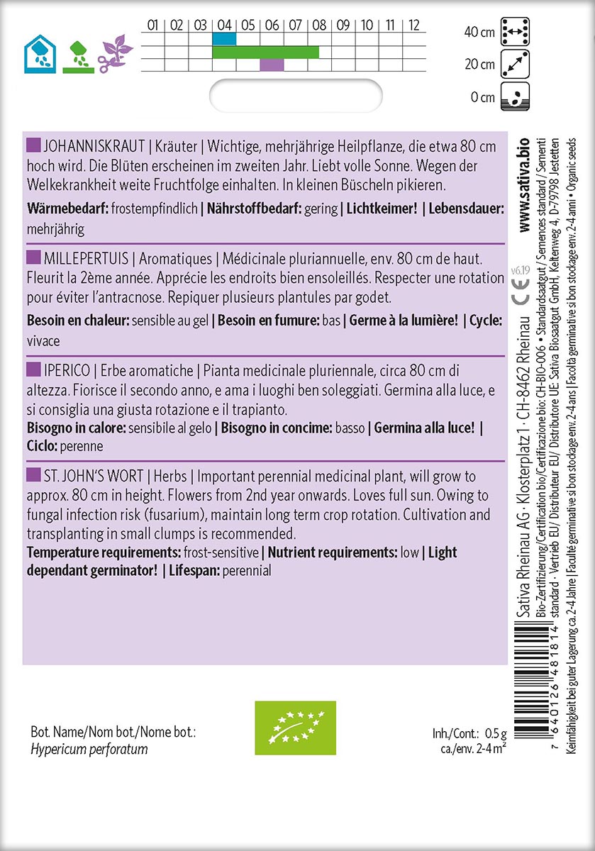 Saatgut Johanniskraut -S-