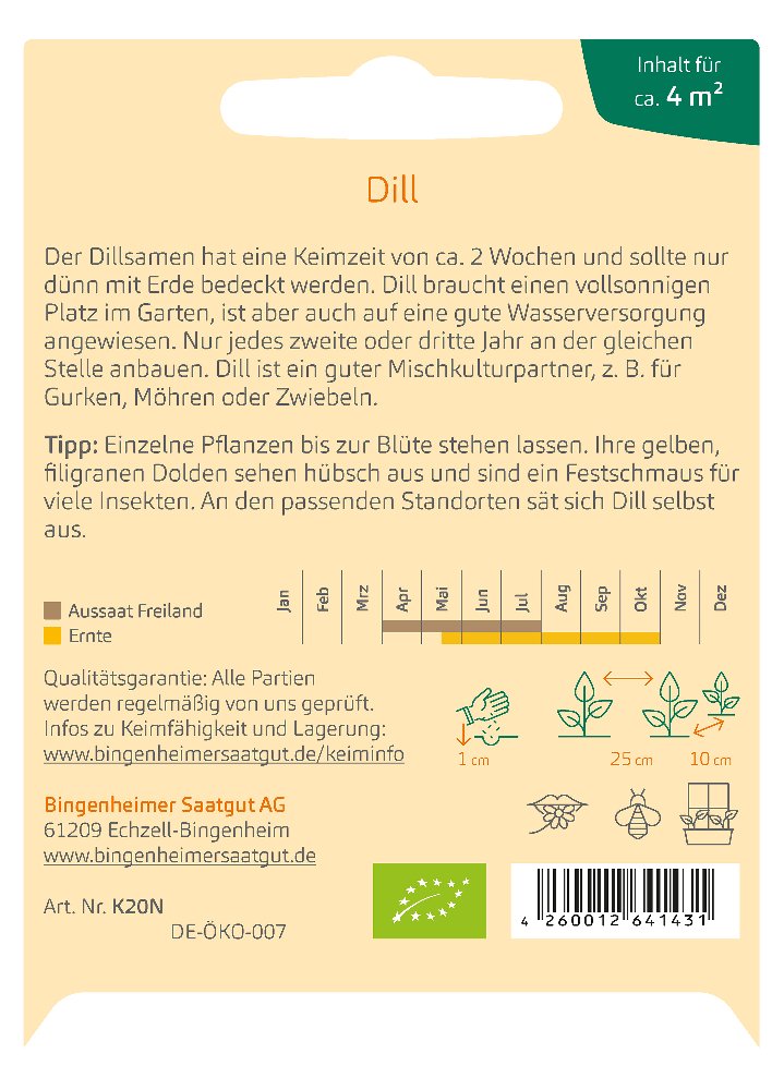 Saatgut Dill -B-