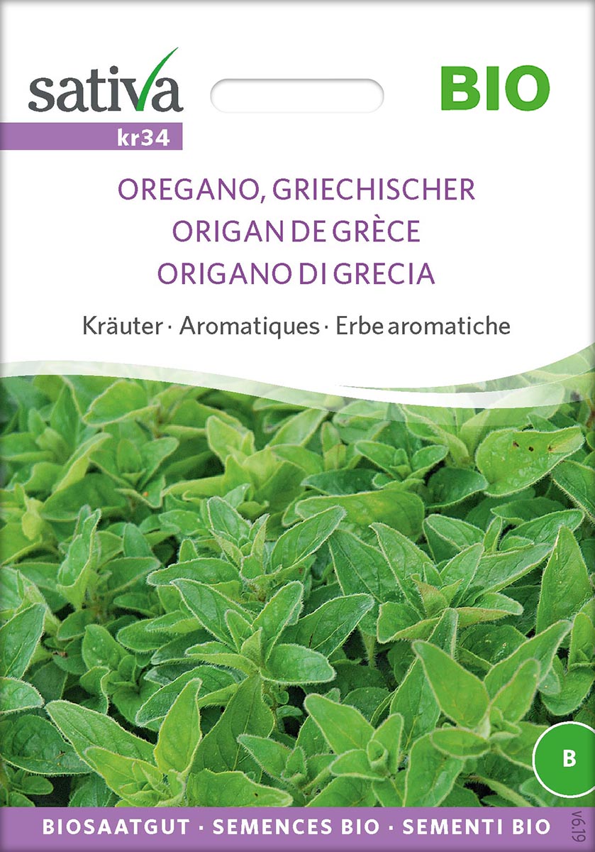 Saatgut Oregano, Griechischer -S-