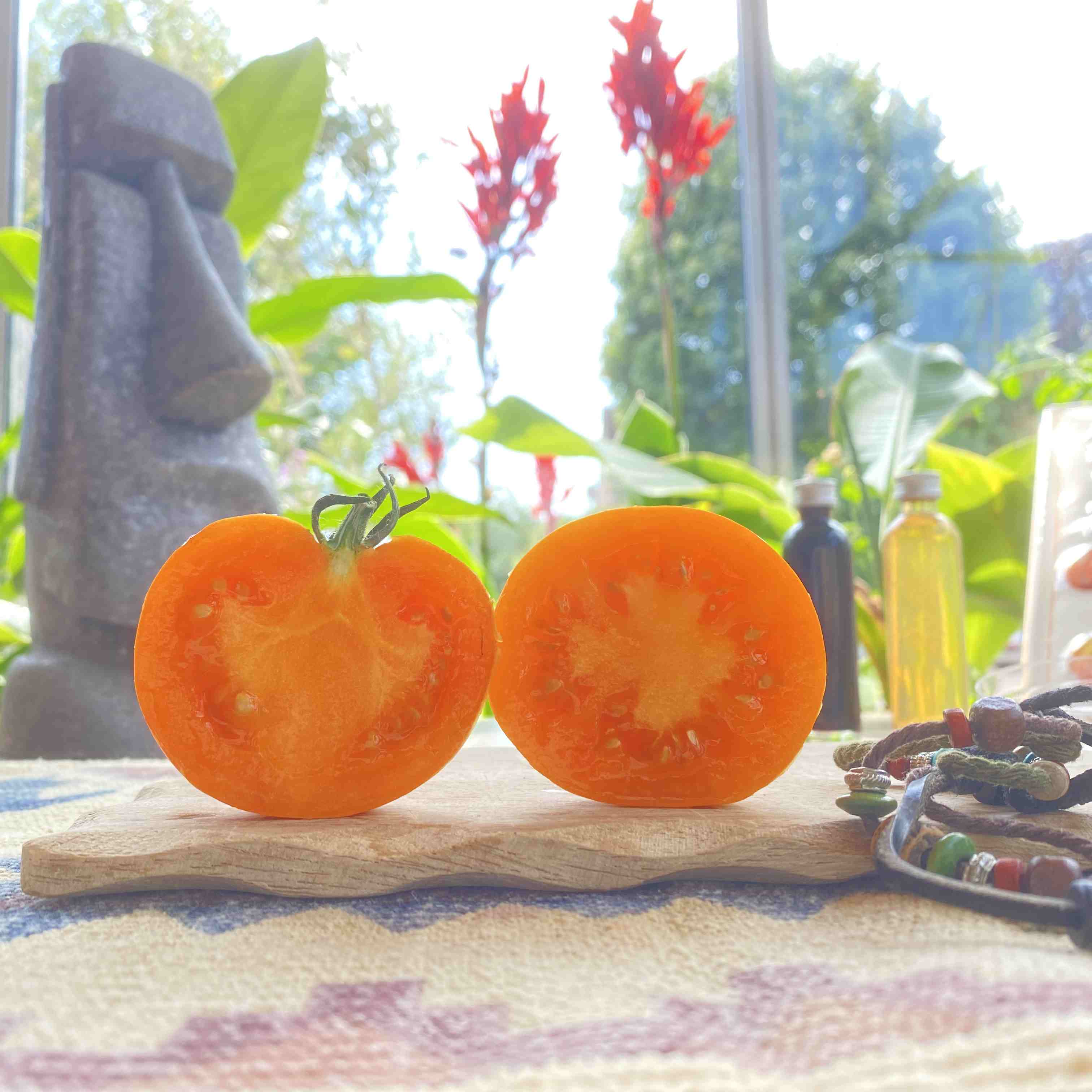 Tomatensaatgut Orange Fleshed Purple Smudge