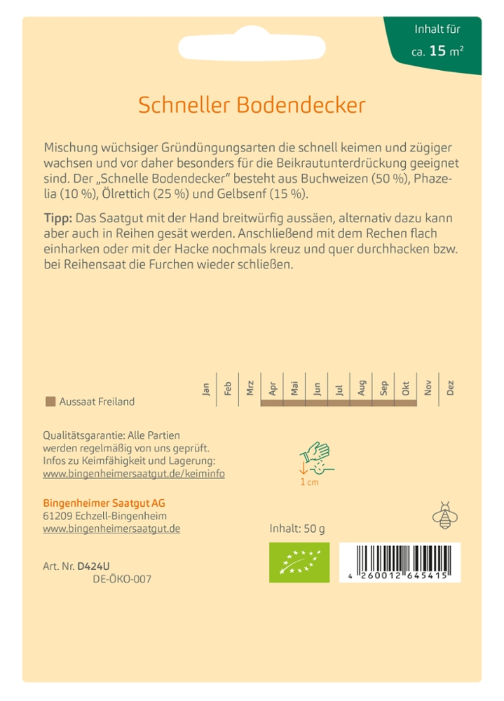 Saatgut Schneller Bodendecker -B-