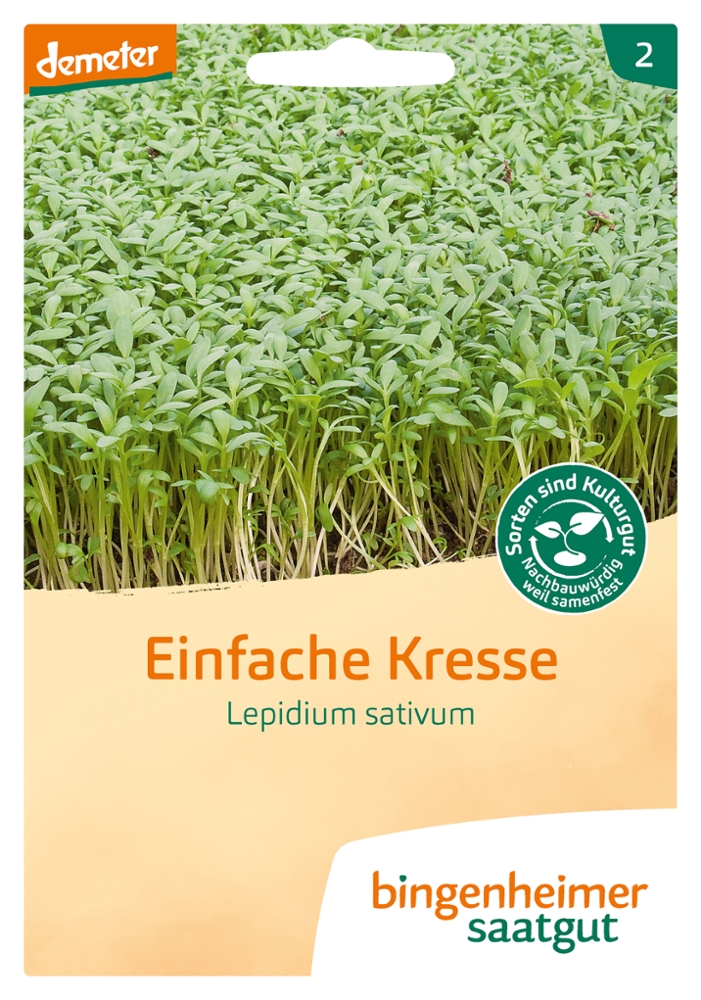 Saatgut Einfache Kresse -B-