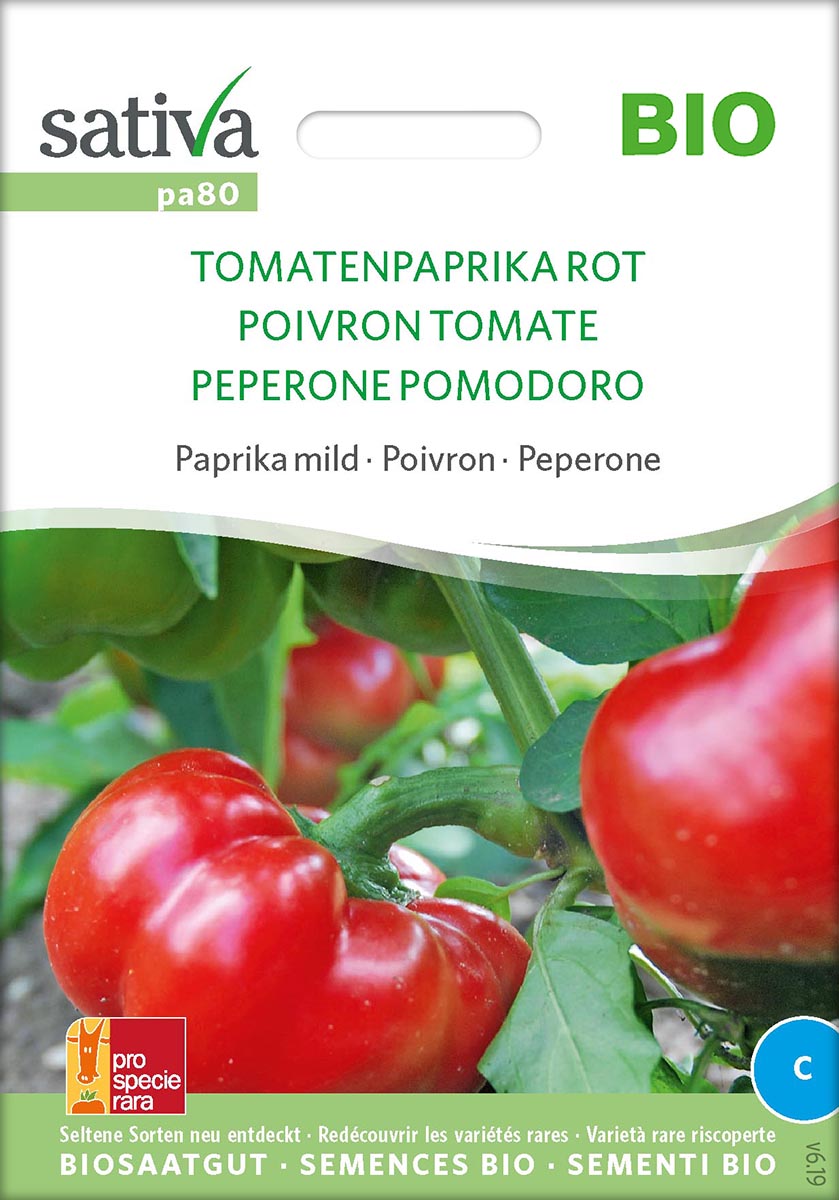 Saatgut Tomatenpaprika Rot -S-