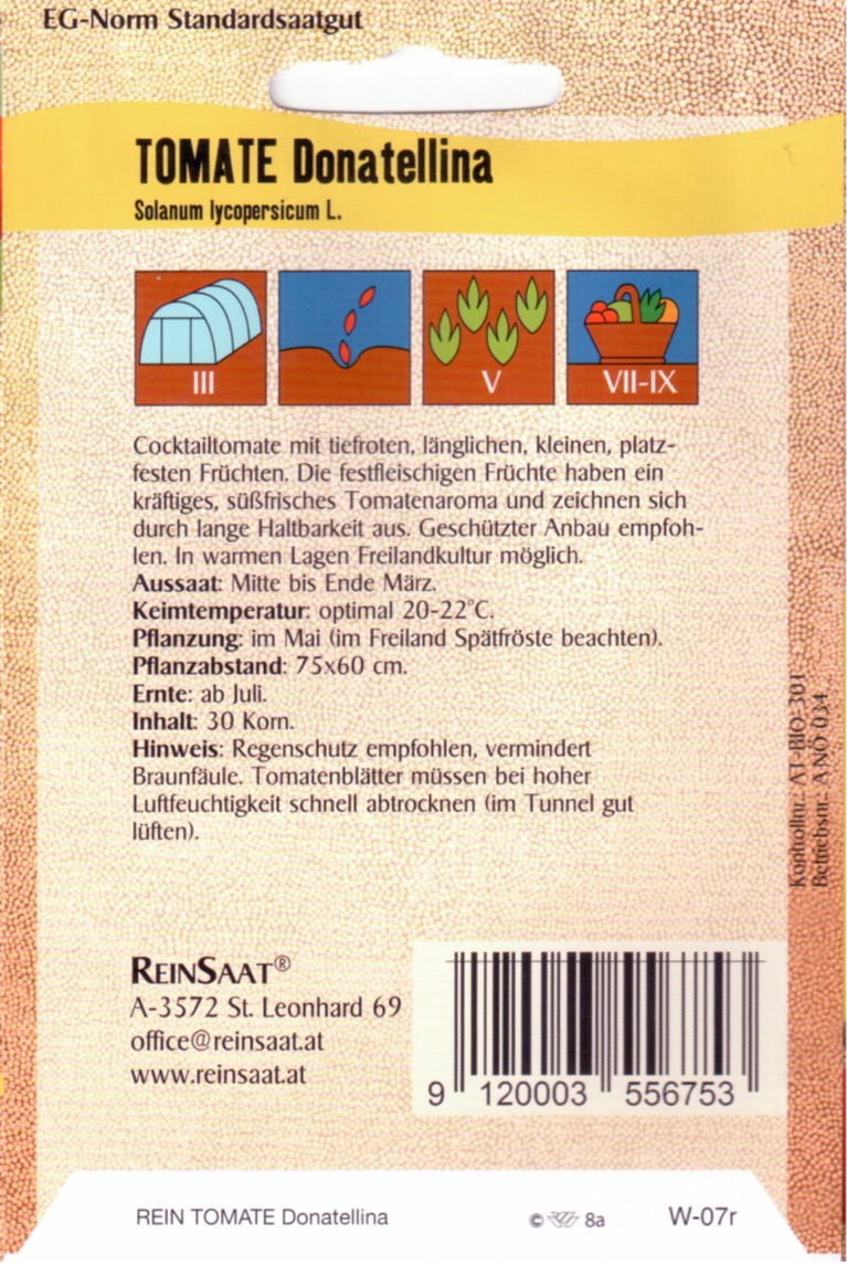 Tomatensaatgut Donatellina -R-